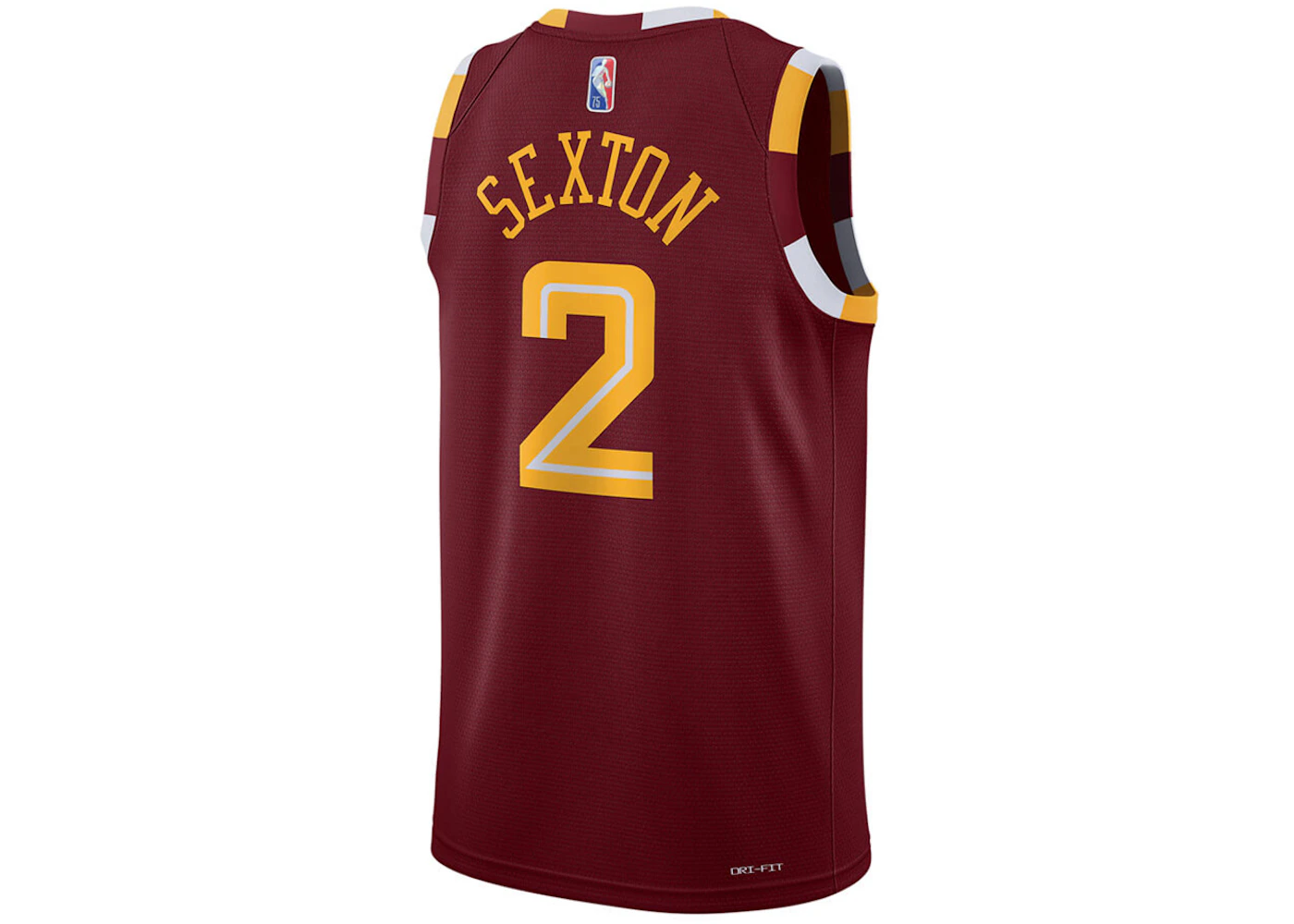 Nike NBA Cleveland Cavaliers Collin Sexton City Edition Jersey Dark Red Men's - US
