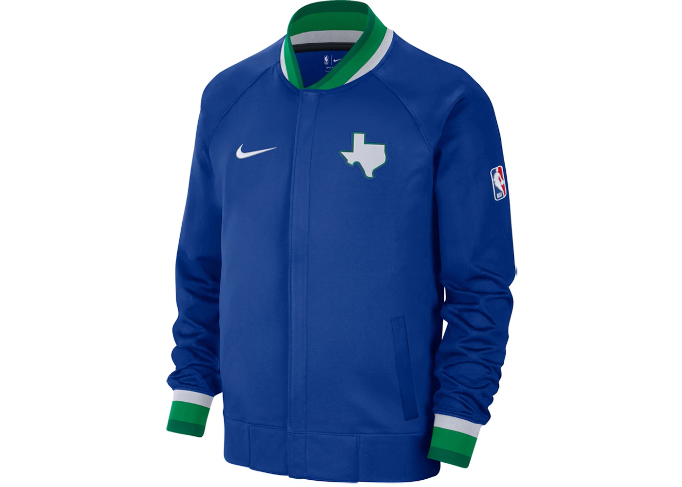 Nike NBA Dallas Mavericks Showtime City Editiion Dri-Fit Jacket Blue Men's - SS24 - US