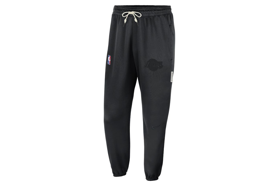 Pre-owned Nike Nba Los Angeles Lakers Standard Issue Pants Black