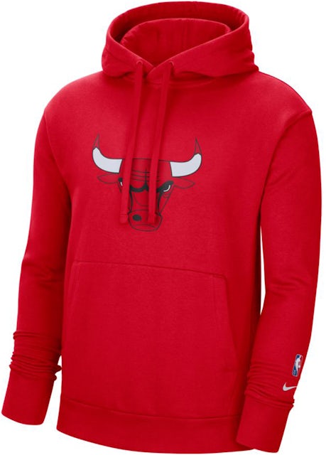 Nike Chicago Bulls Showtime DRI-FIT NBA Zip Hoodie Red