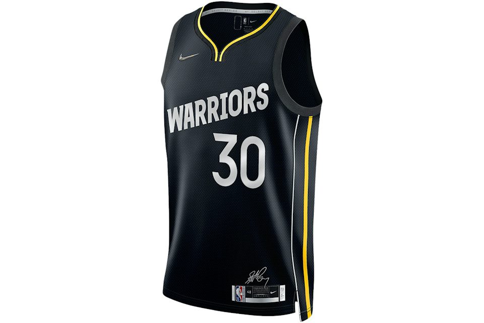 black warriors curry jersey