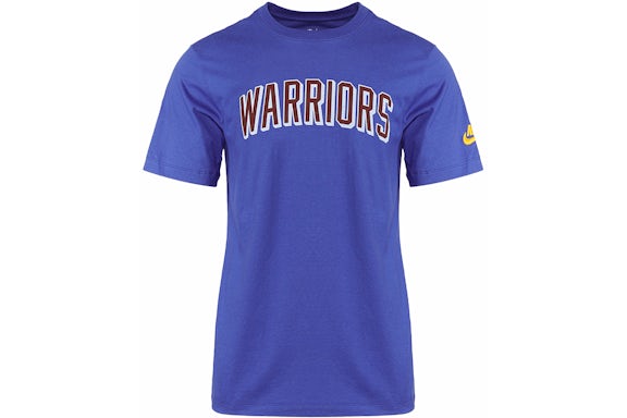 Nike NBA Golden State Warriors Logo T-shirt Blau