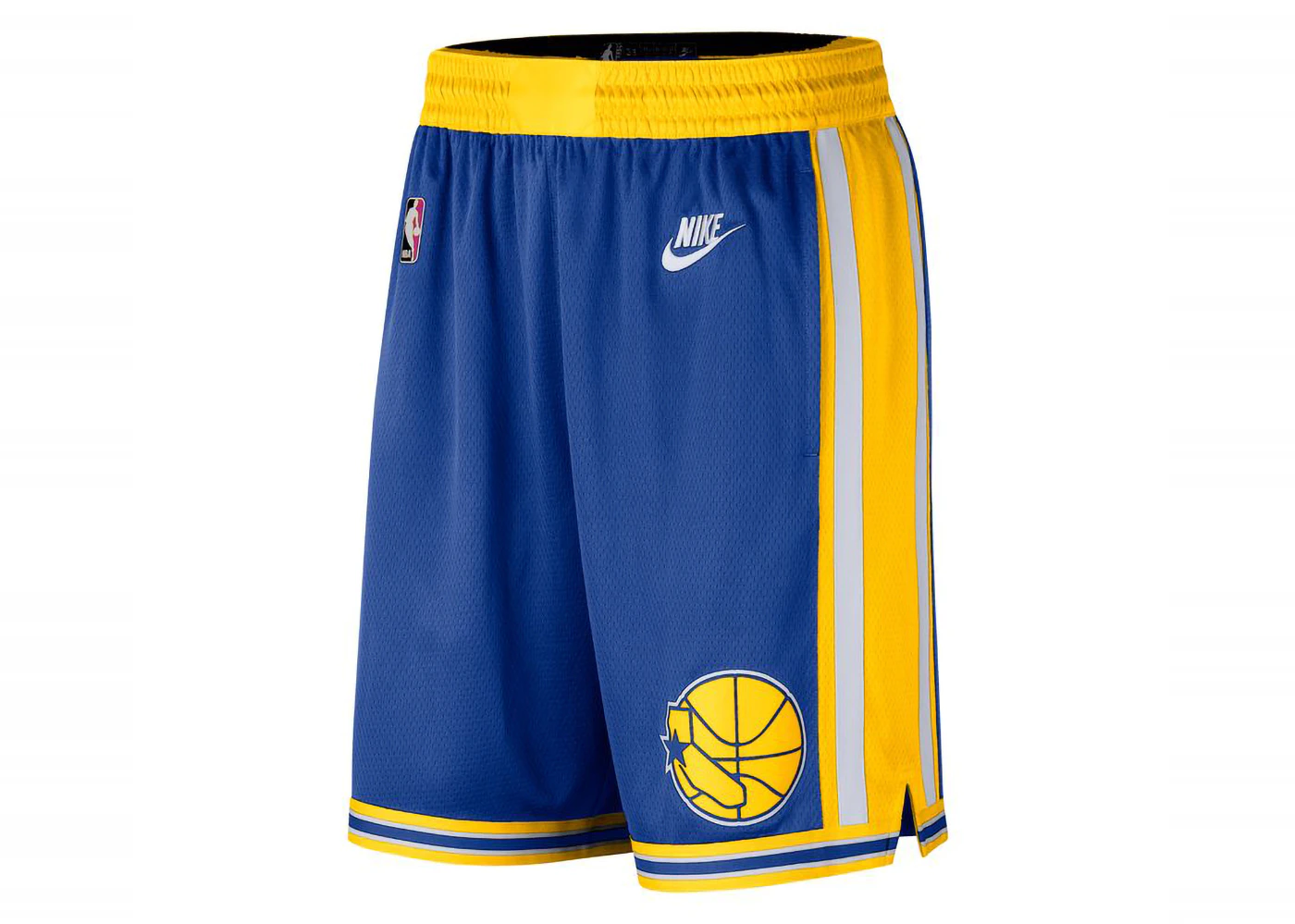 Nike NBA Golden State Warriors Swingman Dri-FIT Shorts Rush Blue/Cyber ...