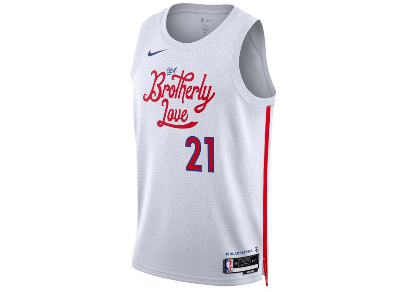 Nike NBA Joel Embiid Philadelphia 76ers City Edition 2022 Swingman