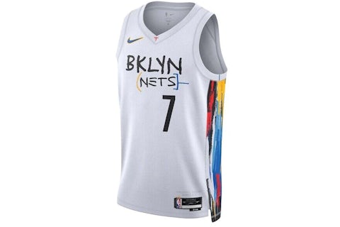 Nike Brooklyn Nets Uniforme Camiseta Nike NBA Kevin Durant Brooklyn Nets Dri-Fit Blanco Hombre