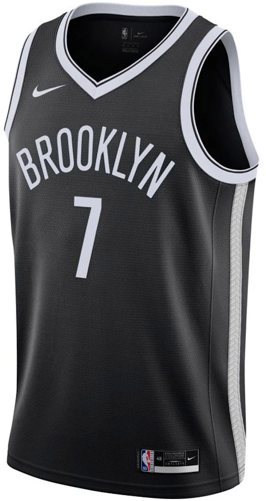 Nike Mens Kevin Durant Brooklyn Nets City Edition Swingman Jersey in White  for Men