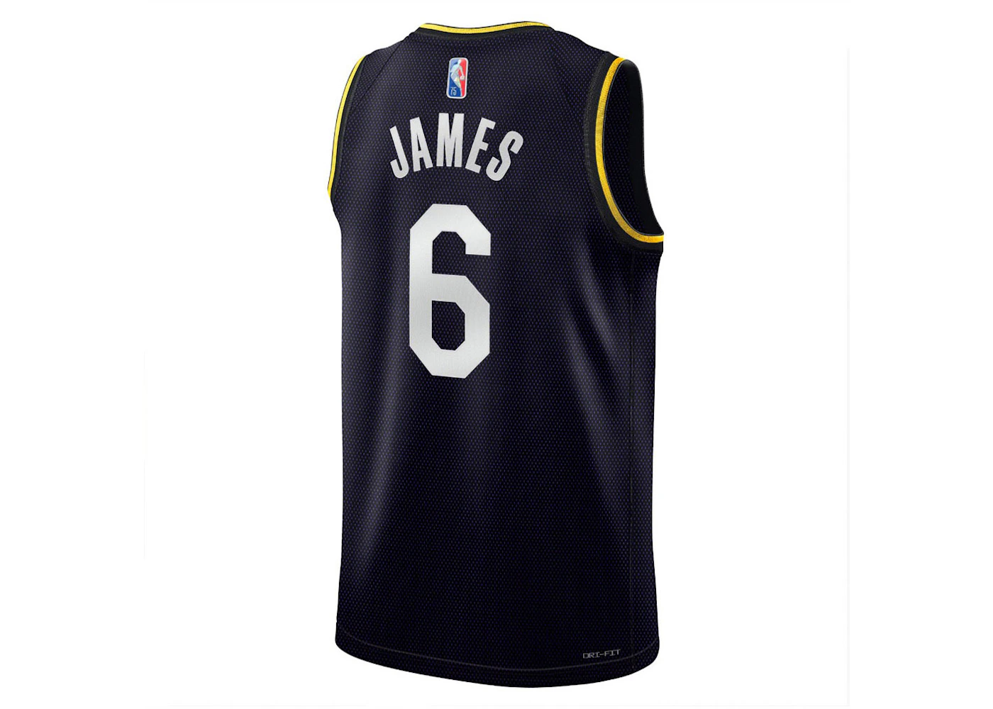Nike NBA L.A. Lakers LeBron James Black MVP Swingman Jersey Black Men's - FW23 - US