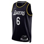 NEW LA Lakers Lebron James Nike City Lore Swingman Jersey Purple