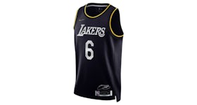Nike NBA Lakers Lebron James Swingman Jersey Black Men's - SS23 - US