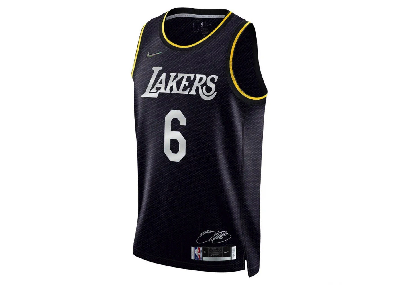 Nike NBA L.A. Lakers LeBron James Black MVP Swingman Jersey Black Men's - FW23 - US