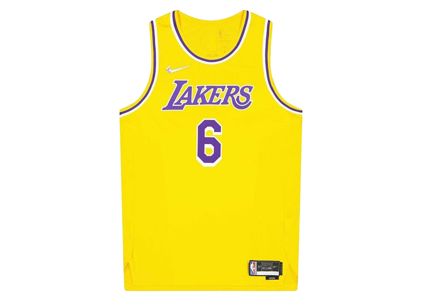 lakers james authentic jersey