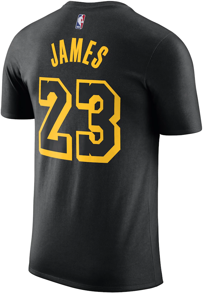Nike NBA Lakers Anthony Davis Tee Black Men's - SS23 - US