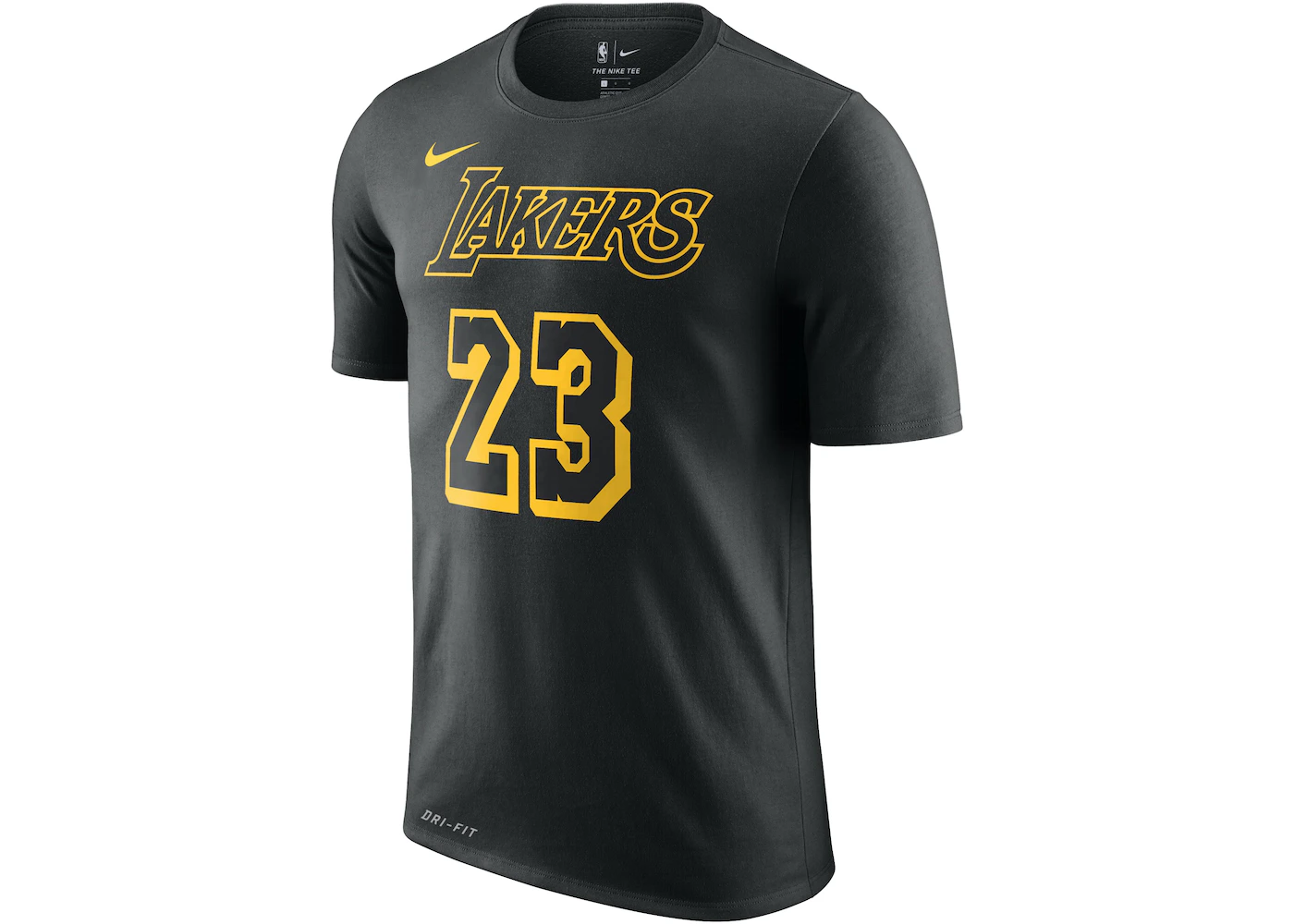 Nike NBA Lakers Anthony Davis Tee Black Men's - SS23 - US