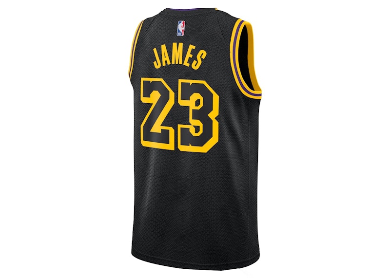 All black hotsell lebron lakers jersey