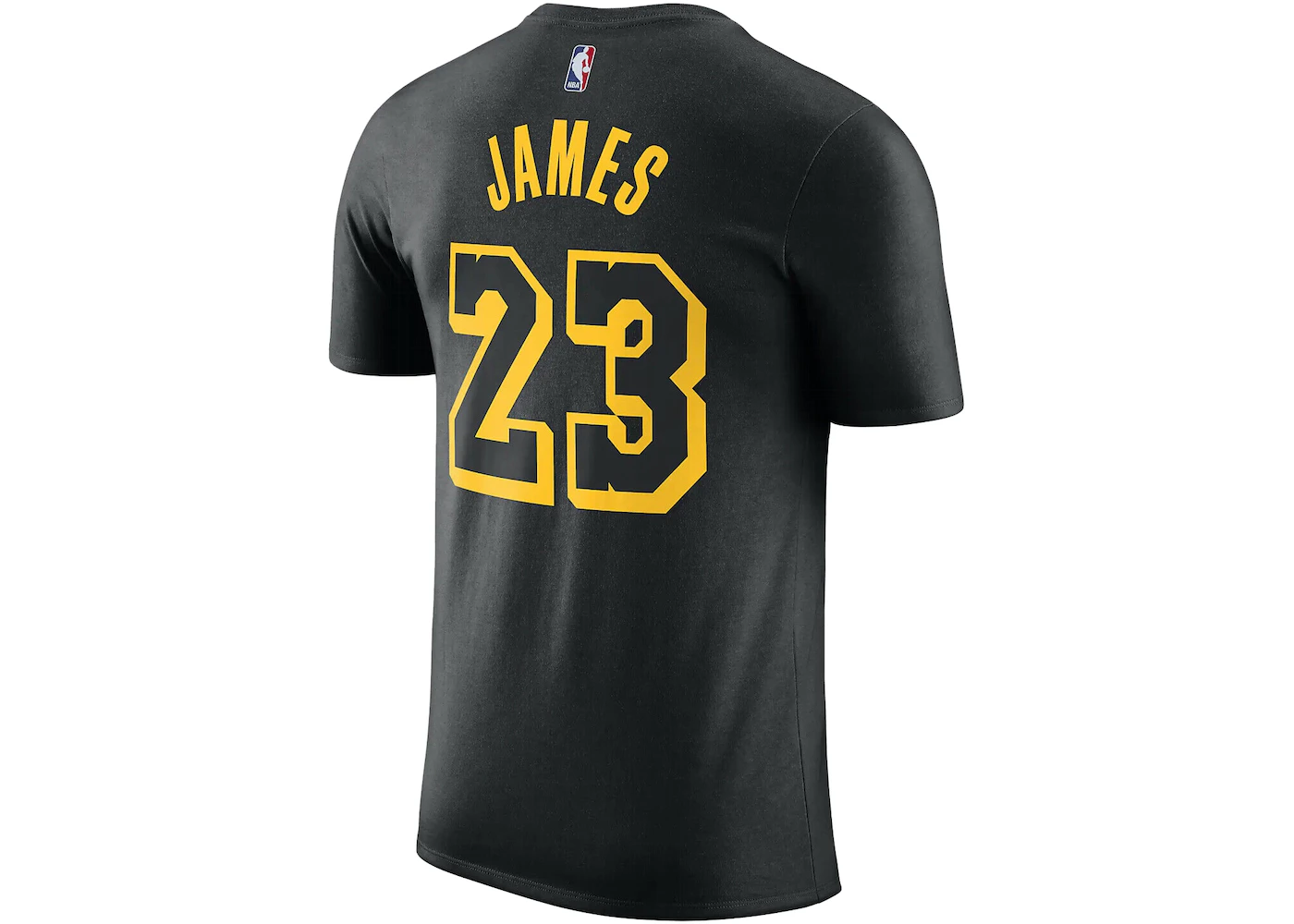 Nike NBA Lakers Lebron James Tee Black Men's - SS23 - US