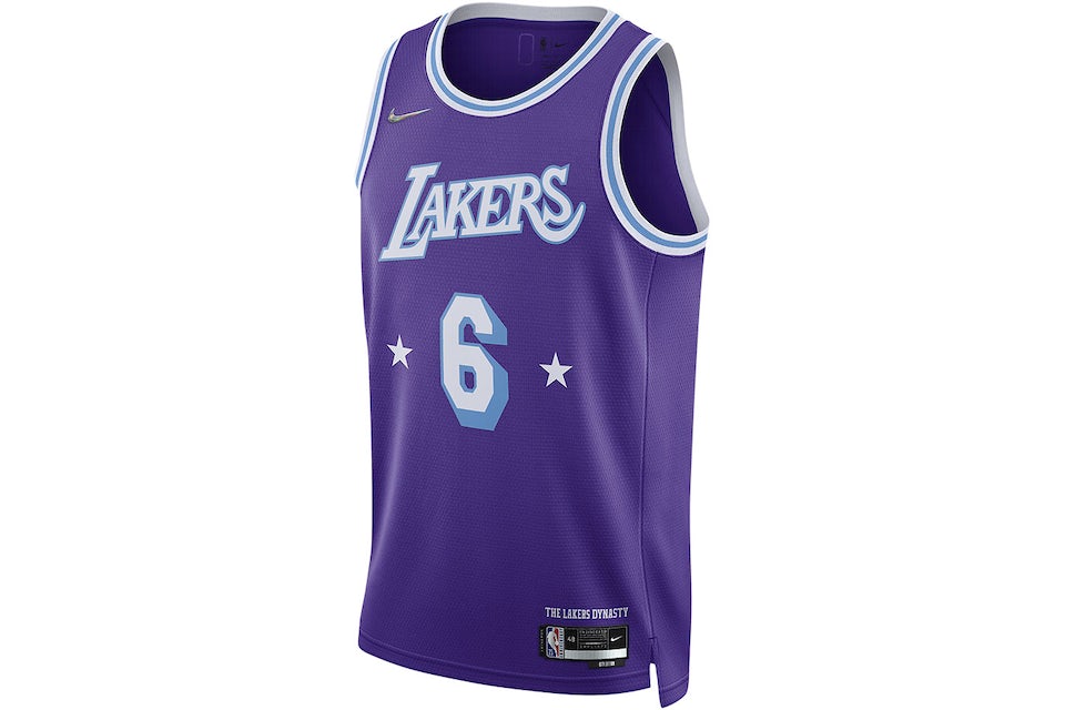 Nike NBA Los Angeles Lakers LeBron James Swingman Jersey - Icon Edition -  NBA from USA Sports UK