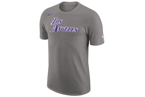 Nike NBA Los Angeles Lakers City Edition T-shirt Grey/Purple Men's