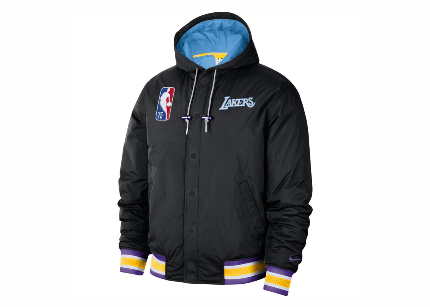 Nike NBA Los Angeles Lakers Courtside Hoodie Field Purple/Heather/Amarillo