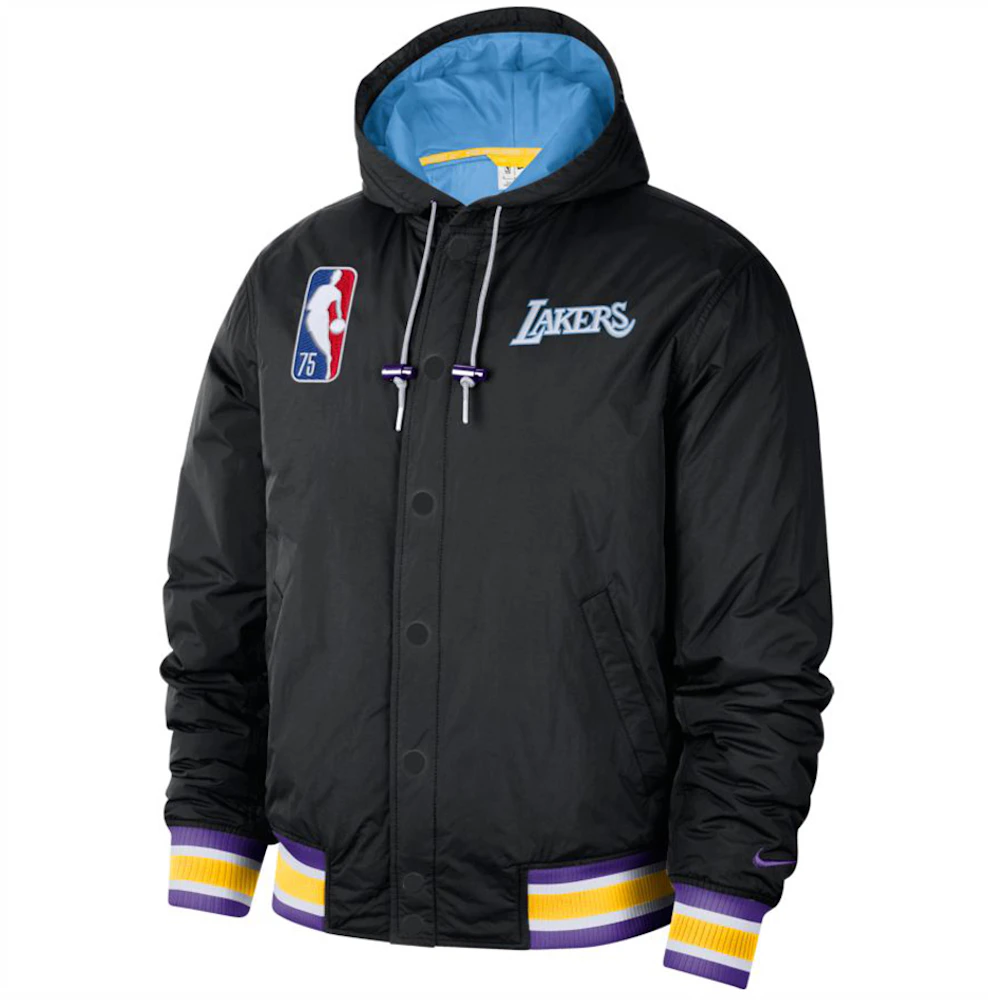 Nike NBA Los Angeles Lakers Courtside Jacket Black/Coast/Amarillo/Field ...