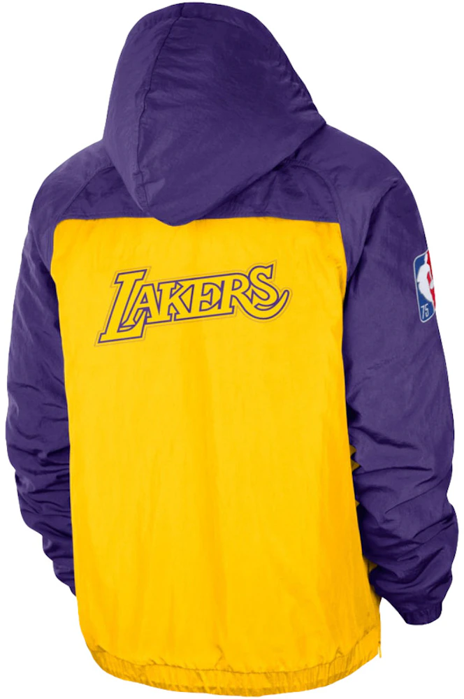 Nike NBA Los Angeles Lakers Courtside Premium Jacket Field Purple ...