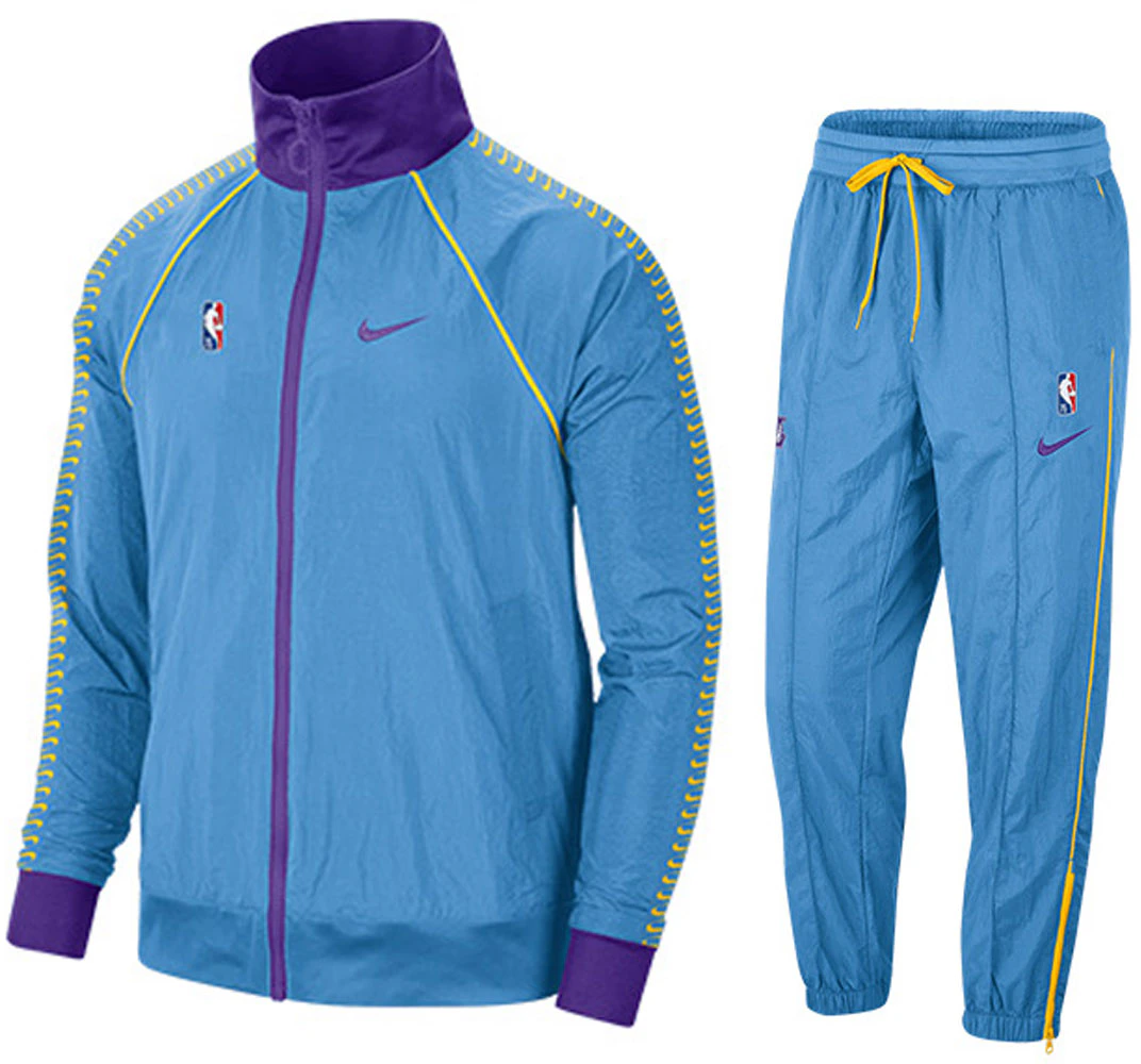Premium Los Angeles Lakers Basketball Shorts Retro Street Wear Blue