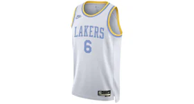Nike NBA Los Angeles Lakers Dri-FIT Swingman Jersey White/Baby Blue/Yellow