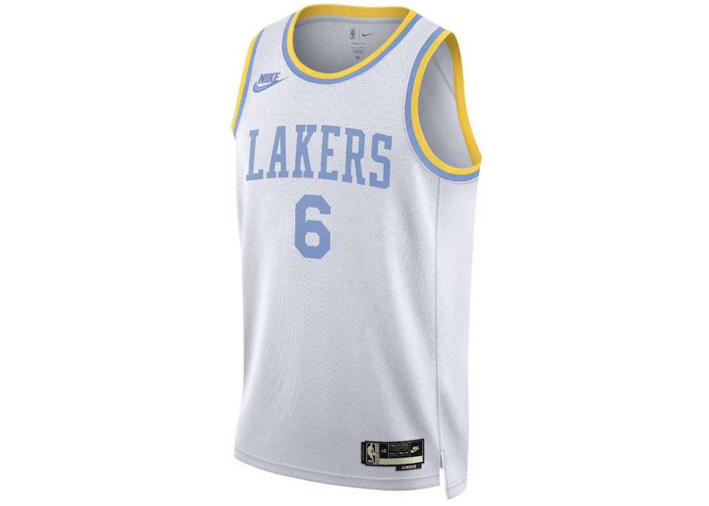 Camiseta Nike NBA Los Angeles Lakers Dri-FIT Swingman Blanco/Azul