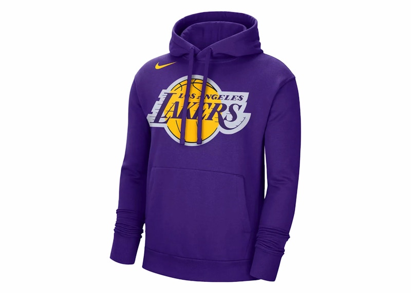 Nike NBA Los Angeles Lakers Fleece Pullover Hoodie Purple Men s SS24 US