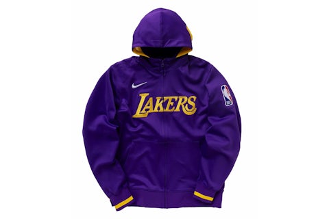 Pullover Felpa Lakers Nike Viola Nike NBA Felpa Con Cappuccio Los