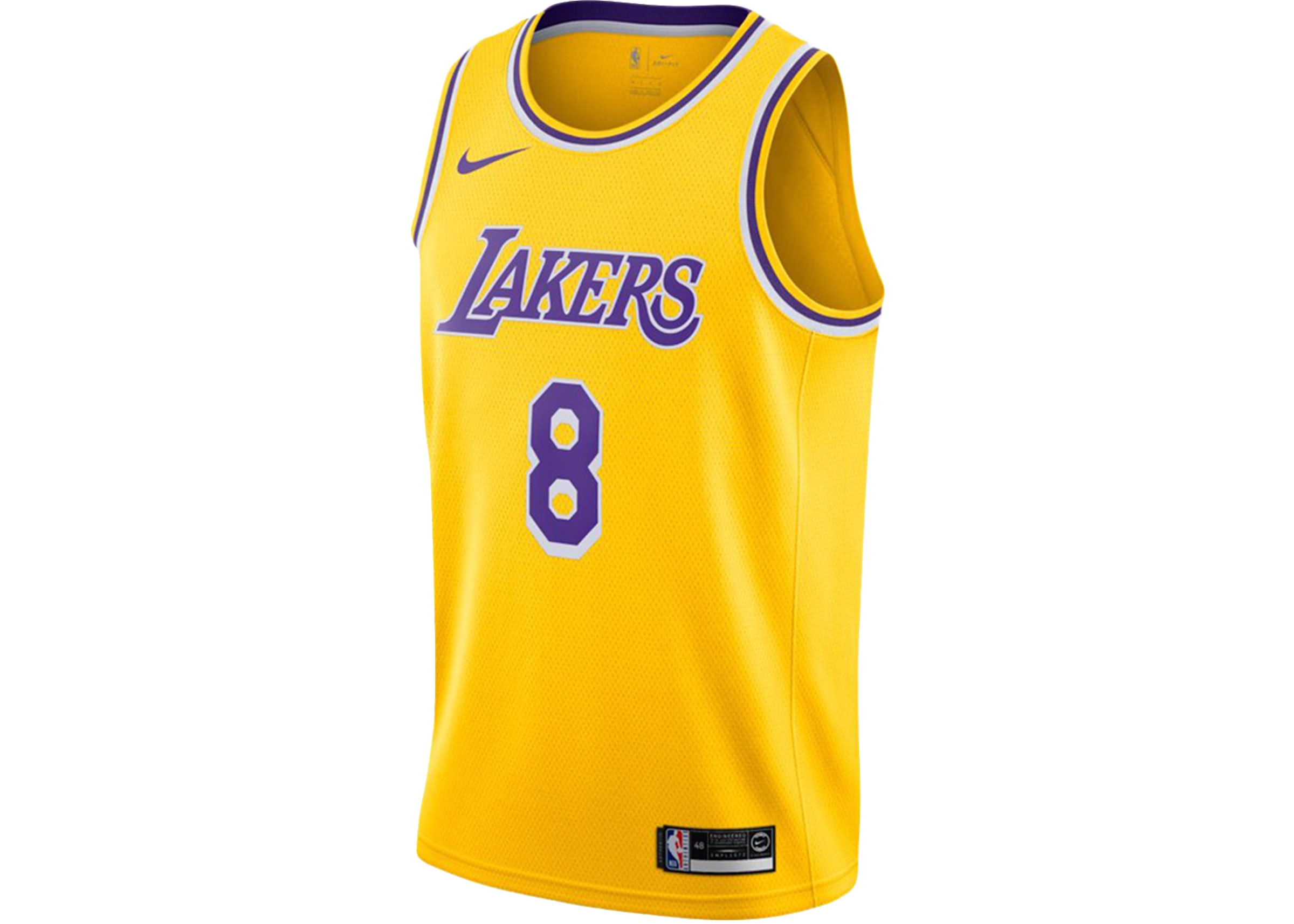 Men 8 Kobe Bryant Jersey Black Los Angeles Lakers Swingman Jersey