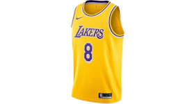 Nike NBA Los Angeles Lakers Icon Edition Kobe Bryant Swingman Jersey Amarillo/Purple/White