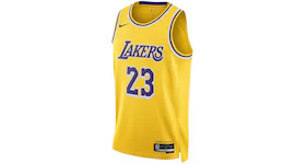 Nike NBA Los Angeles Lakers Icon Edition LeBron James 2022/23 Jersey Amarillo