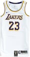 LeBron James Los Angeles Lakers Nike Swingman Jersey - White - Association  Edition