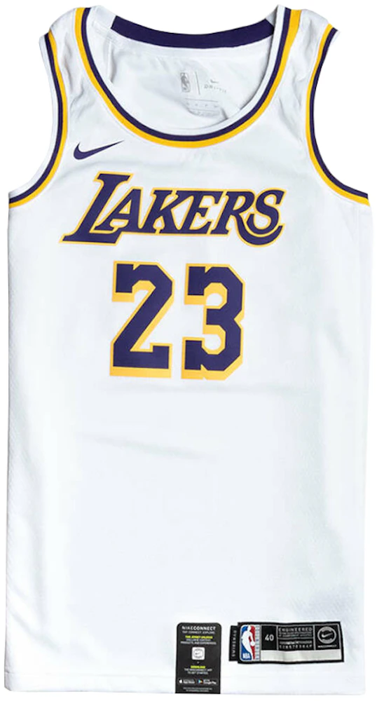 Lebron James Los Angeles Lakers White Jersey