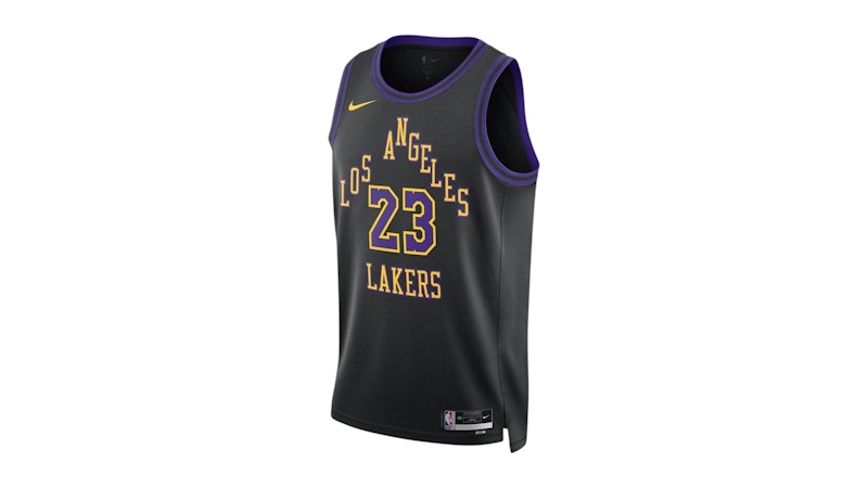 NIKE - Ⓜ️NIKE/NBA Lakers LeBron James Swingman Men's NBA Basketball: Nike LeBron James LA Lakers Gold Icon