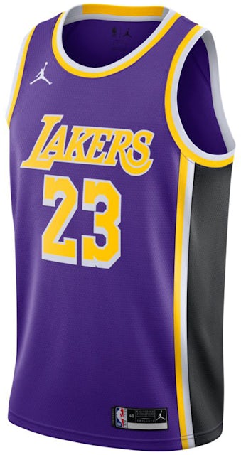 LeBron James Los Angeles Lakers Jordan Brand 2020/21 Swingman Jersey -  Statement Edition - Purple
