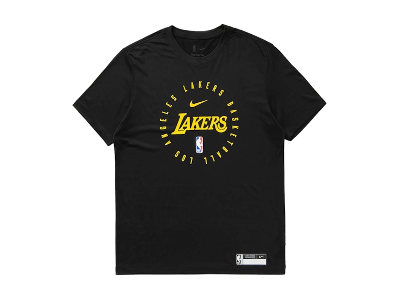 Nike NBA Los Angeles Lakers Practice Dri-Fit T-shirt Black