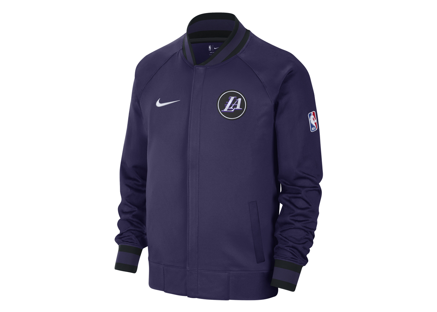 Nike NBA Los Angeles Lakers Showtime City Edition Dri-Fit Jacket Purple
