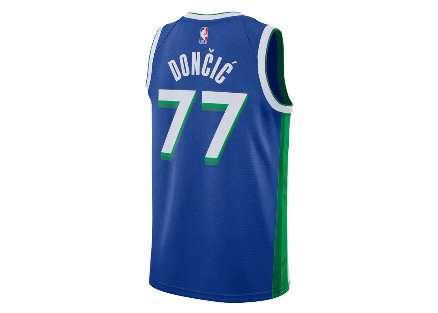 Nike NBA Luka Doncic Dallas Mavericks City Edition Swingman Jersey Rush Blue