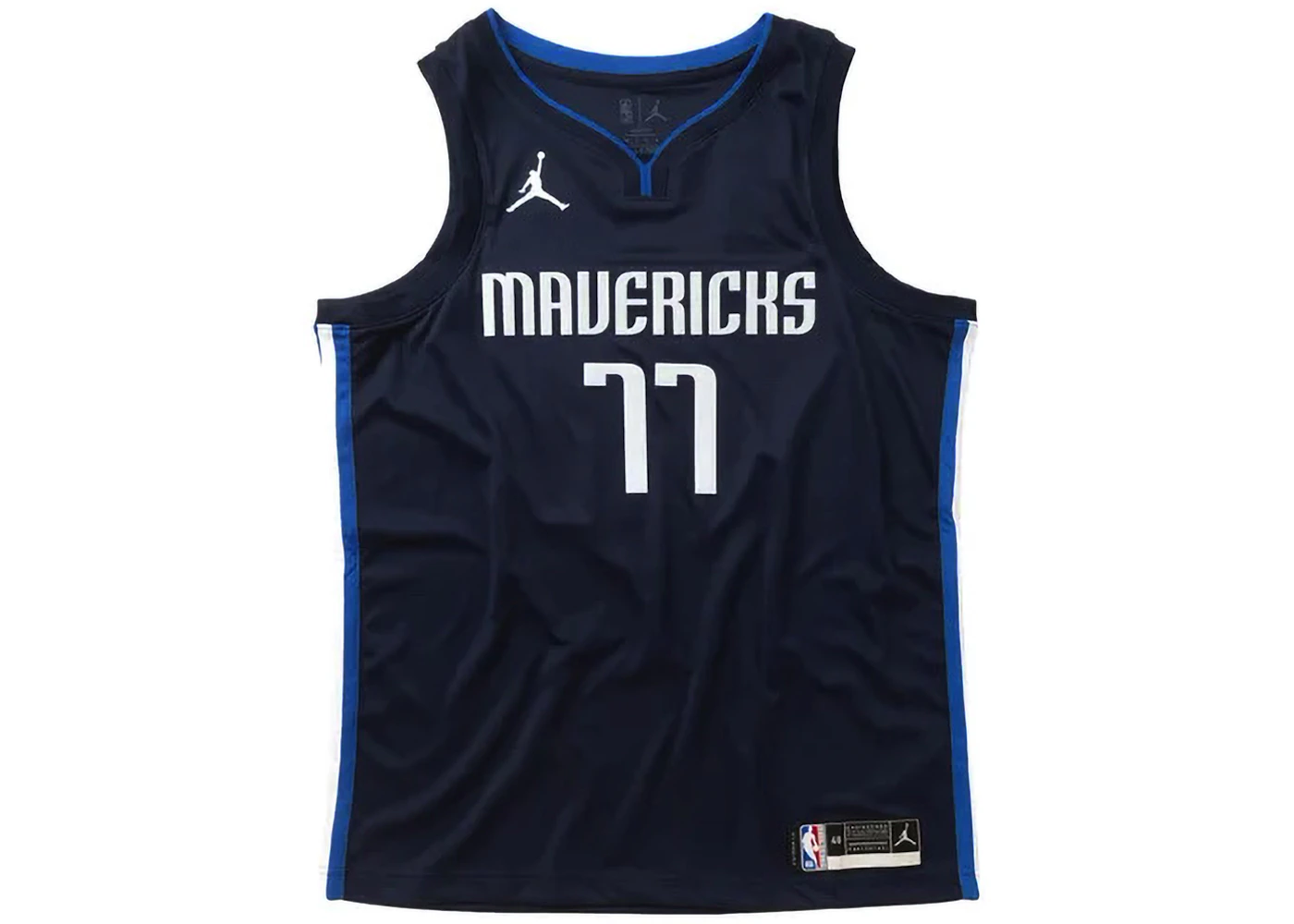 Nike NBA Luka DonÄiÄ Mavericks Statement Swingman Jersey Black/Navy Blue/White Men's - FW23 - US