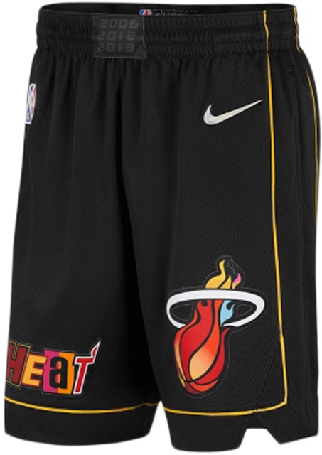 emoción Pigmento violinista Nike NBA Miami Heat City Edition Mixtape Basketball Shorts Black Men's - US