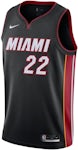 Authentic Men's Nike Dri-Fit x Miami Heat Jersey 22 Jimmy Butler Swingman  Red 50