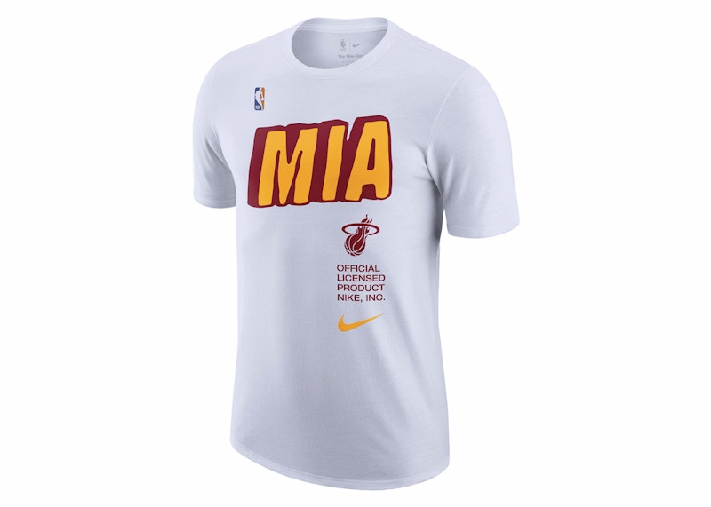 miami heat t shirt nike