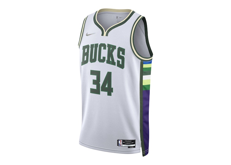 Nike NBA Milwaukee Bucks City Edition Giannis Antetokounmpo 34 Dri