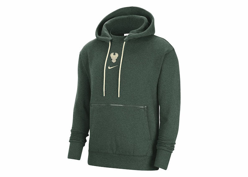 Sudadera con capucha Nike NBA Milwaukee Bucks Courtside Fleece Fir