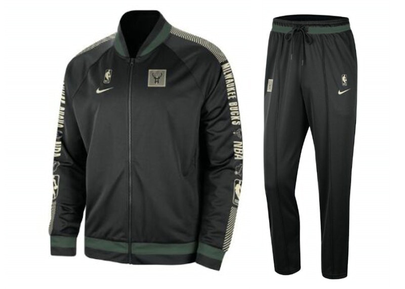 驚きの値段での商品をすべて Nike NBA Men's Black Tracksuit Courtside Bucks Milwaukee 洋楽