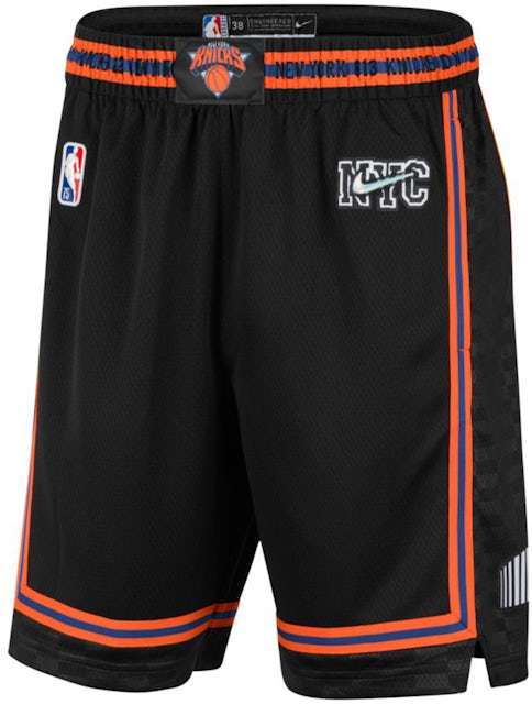 Nike NBA New York Knicks City Edition 2021-2022 Dri-Fit Swingman Shorts Black