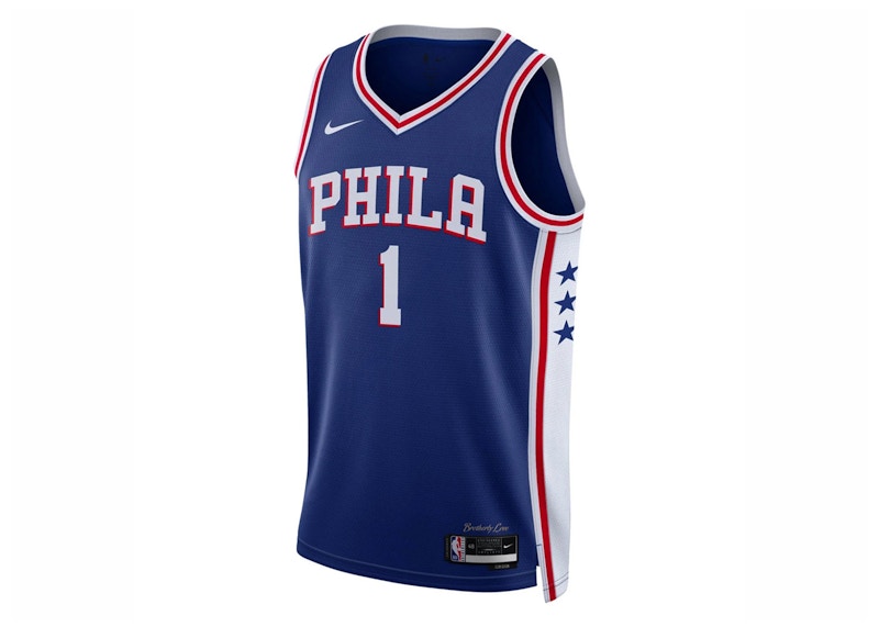 Nike 76ers jersey on sale