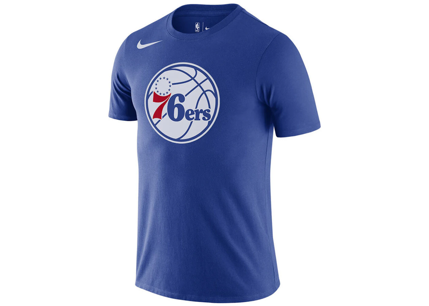 Nike NBA Philadelphia 76ers Dri-Fit T-shirt Blue/White Men's - SS24 - US