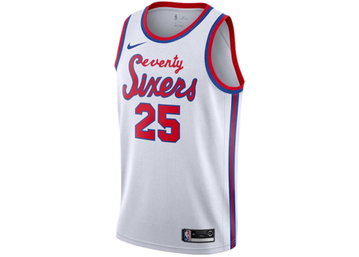 Nike NBA Philadephia 76ers Ben Simmons Swingman Jersey White/Red